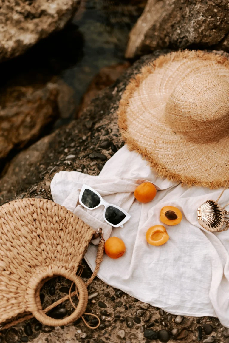 Hats and umbrellas act as the first layer of defence against UV rays, while sunlight for vitamin D still reaches you through reflection and indirect exposure