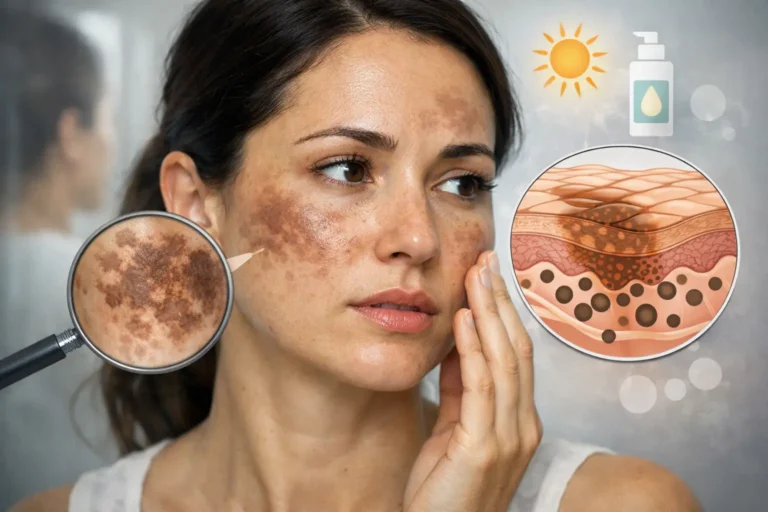 pigmentation is not improving on face with visible melasma and dark patches