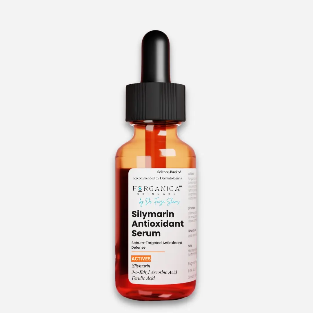 Forganica Silymarin Antioxidant Serum — oil-free Vitamin C serum for oily and acne-prone skin