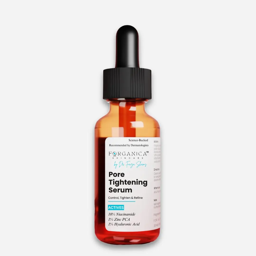 Forganica Niacinamide Serum for open pores and acne marks Pakistan